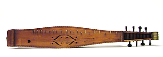 Langeleik, Wood, metal, Norwegian (Christiana)